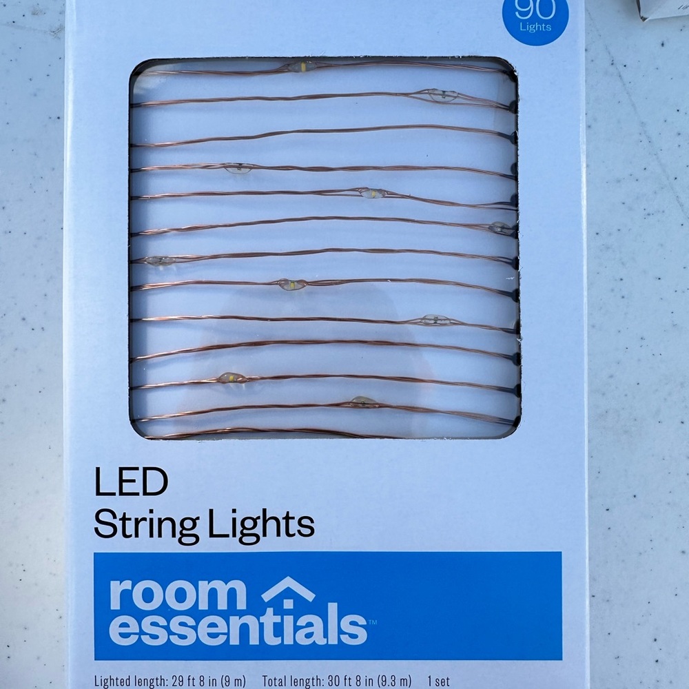 Room Essential LED String Lights - 6 Count
